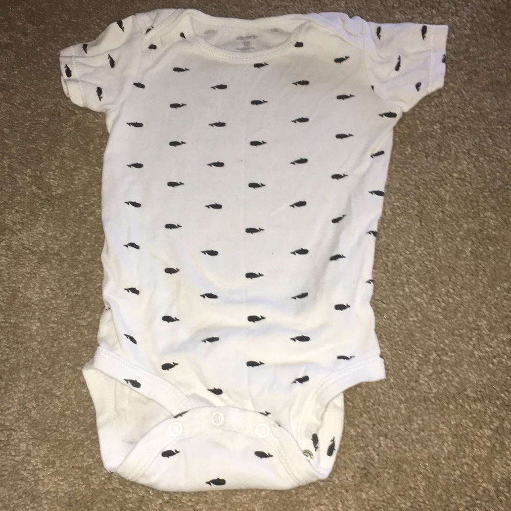 Whale onesie